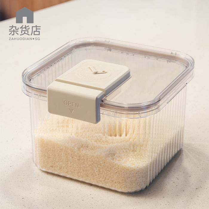 Airtight Rice Bucket with Date Markers