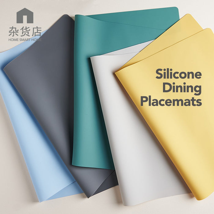 (Set of 2) Easy Clean SIlicone Dining Placemats