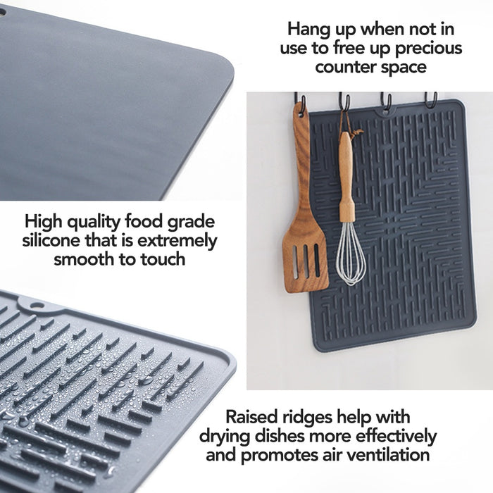 Large Silicone Dish Drying Mat