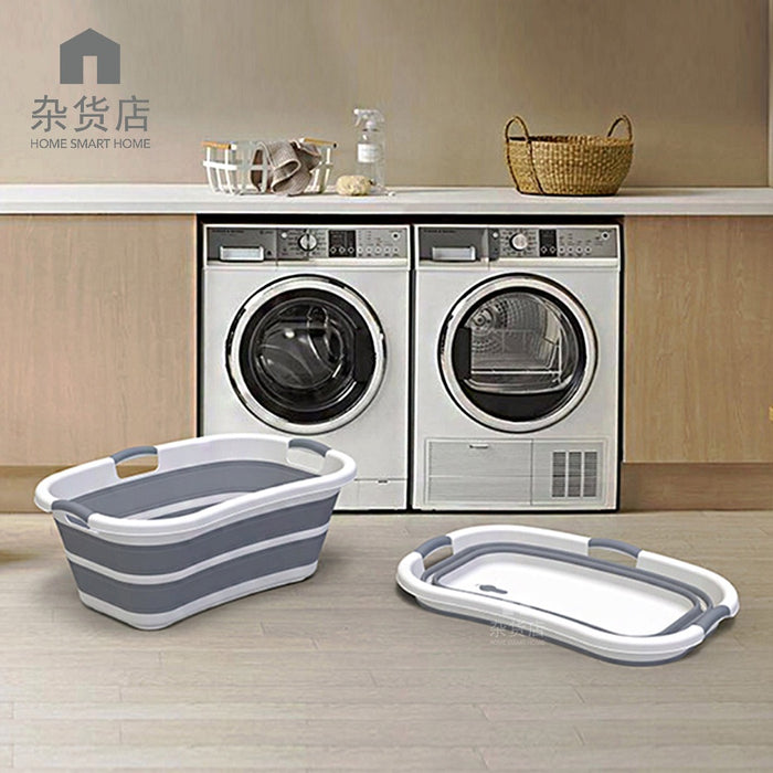 Extra Large Capacity Collapsible Laundry Basket / Bathing Tub with Tri-handle