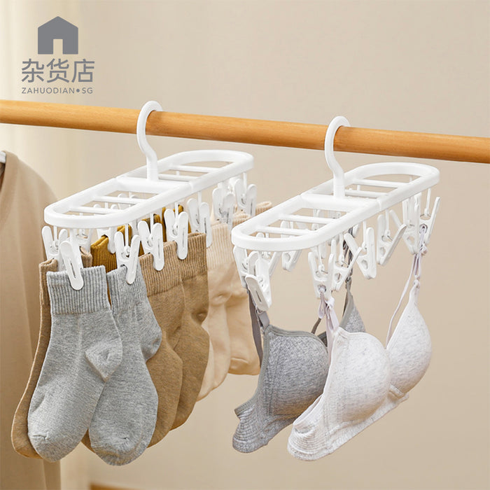 Foldable Clothes Pegs for Travel Baby Clothes Adults Lingerie