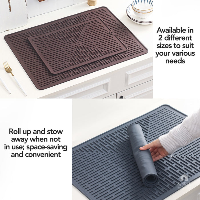 Large Silicone Dish Drying Mat