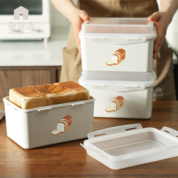 Shimoyama Bread Toast Storage Box with Lid