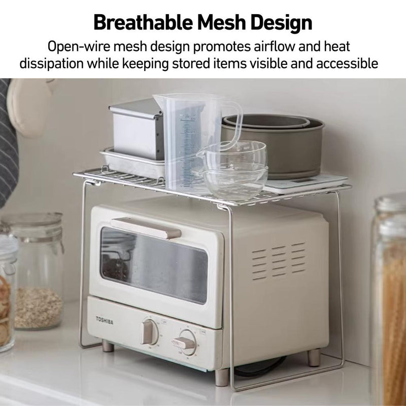 Foldable 304 Stainless Steel Under-Sink Storage Rack