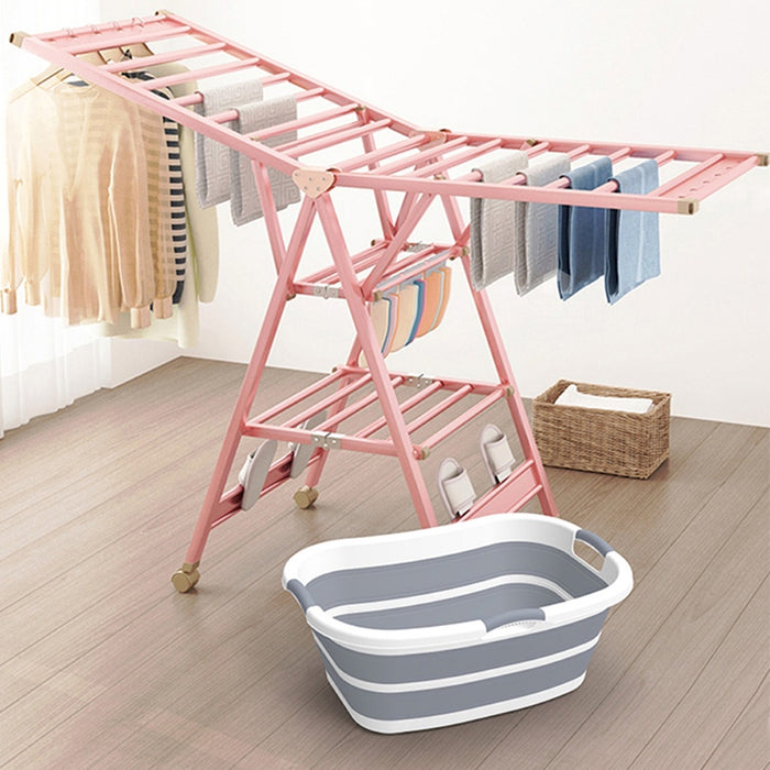 Extra Large Capacity Collapsible Laundry Basket / Bathing Tub with Tri-handle