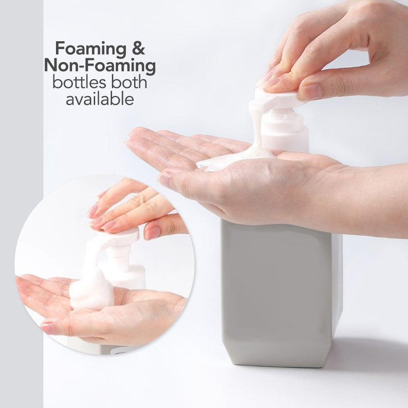 Monochrome Reusable Refill Bottles for Shampoo / Conditioner / Body Wash / Handwash