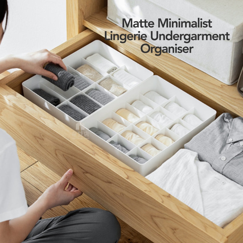 Lingerie / Undergarment / Socks & Accessories Wardrobe Organisers with Optional Lid