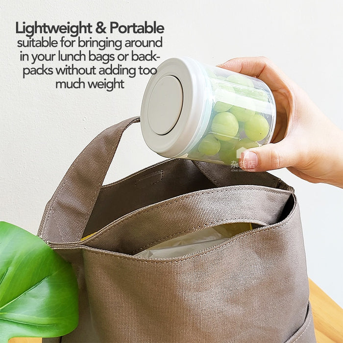 One-Push Condiment Storage Container / Holder