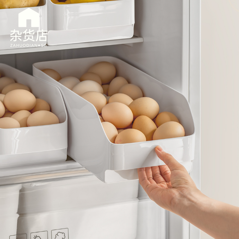 Fridge Storage & Organiser for Fruits, Vegetables, Canned Drinks & more