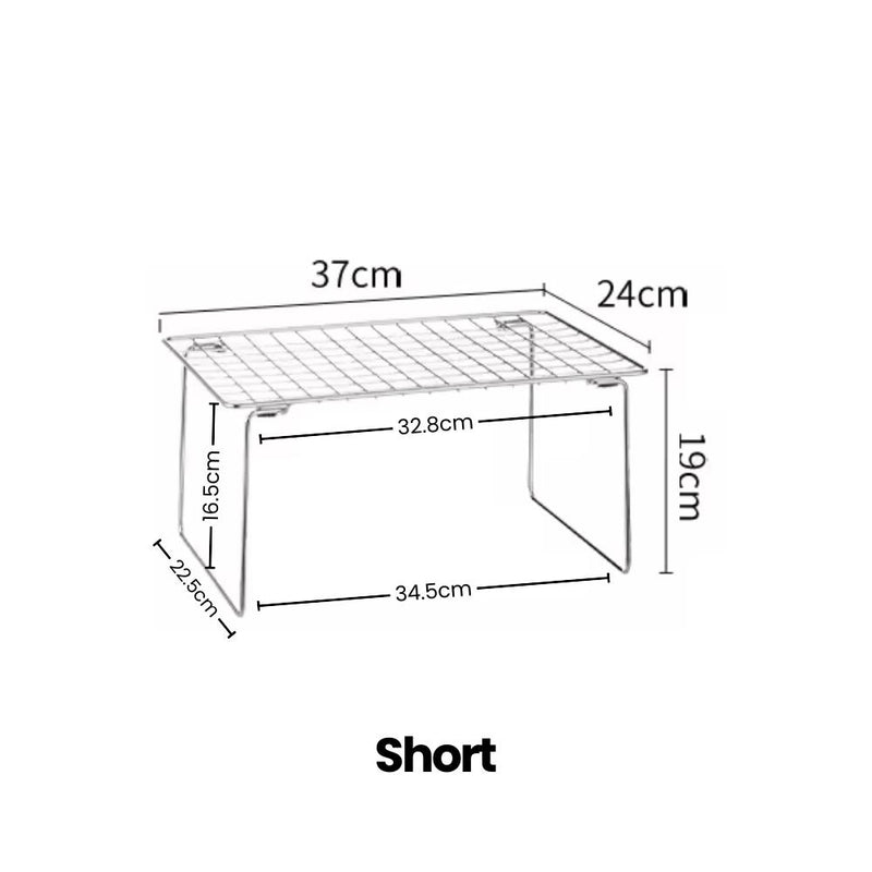 Foldable 304 Stainless Steel Under-Sink Storage Rack