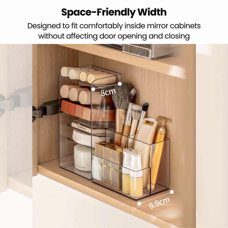 Cosmetics & Stationeries Tabletop & Mirror Cabinet Organiser