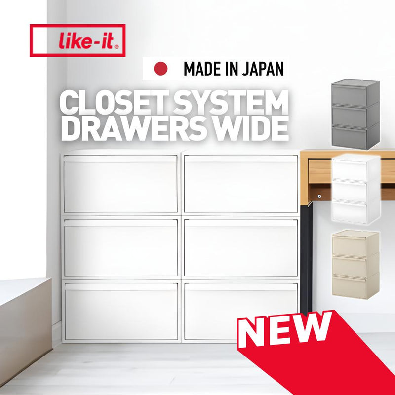 Like-it Japan Closet System Drawers - Wide