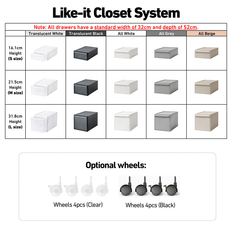 Like-it Japan Closet System Drawer