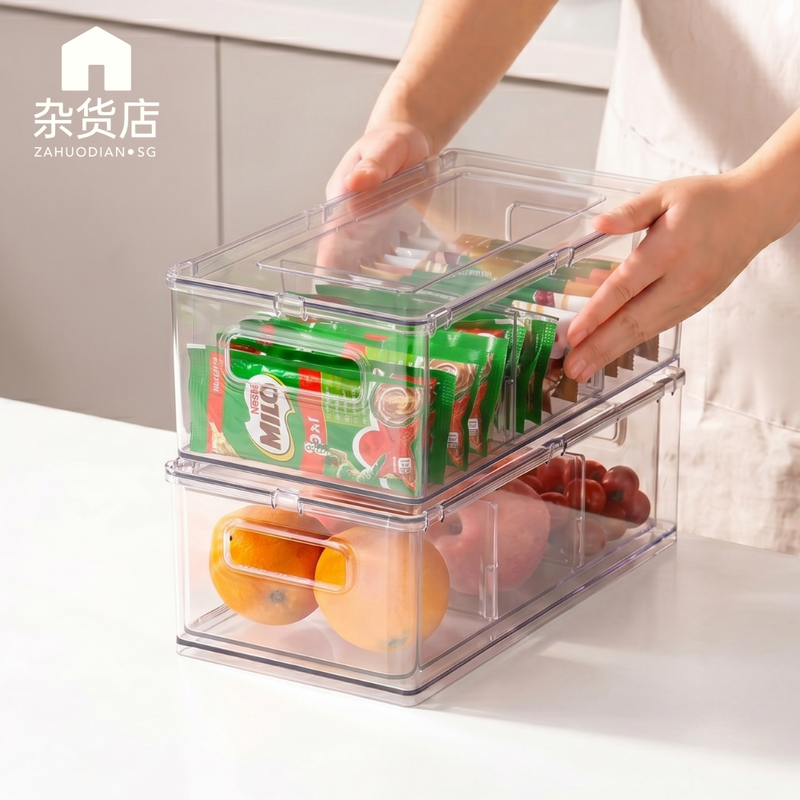 Multipurpose Clear Organisers with Dividers