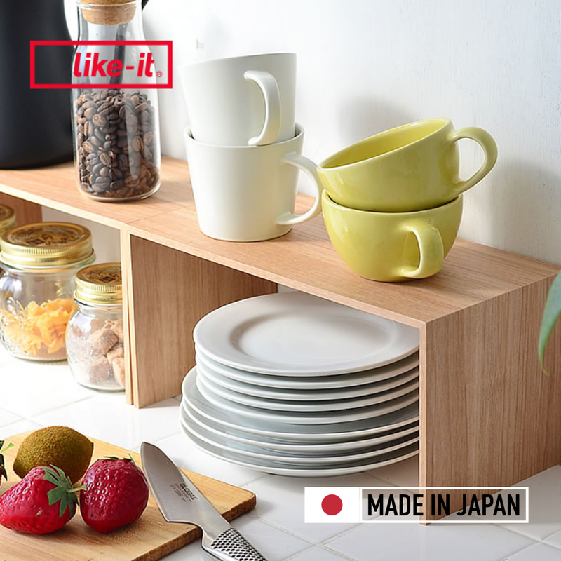 Like-it Japan Plus Rack Shelf Elevation to Maximize Vertical Spaces