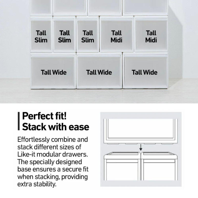 (CARTON DEAL) Like-it Japan Modular Drawers