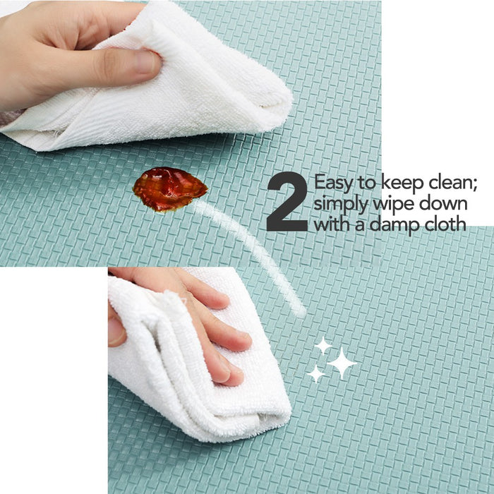 Anti-slip Kitchen Counter / Sink PU Leather Mat with Cushion Support