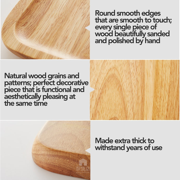 Natural Wooden Serving / Decorative Display Tray