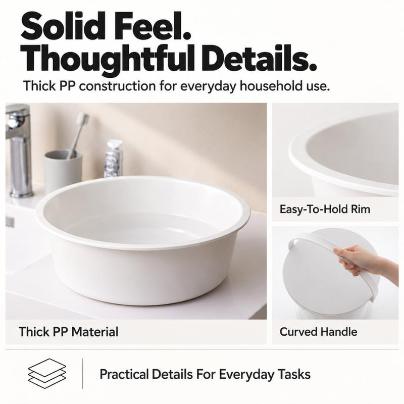 3-in-1 Bucket, Pail & Lid Set with Handle