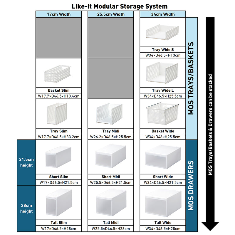 Like-it Japan Modular System Drawer
