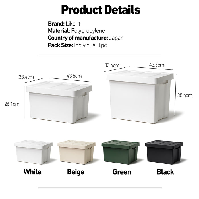 Like-it Japan Store-up Container with Wheels