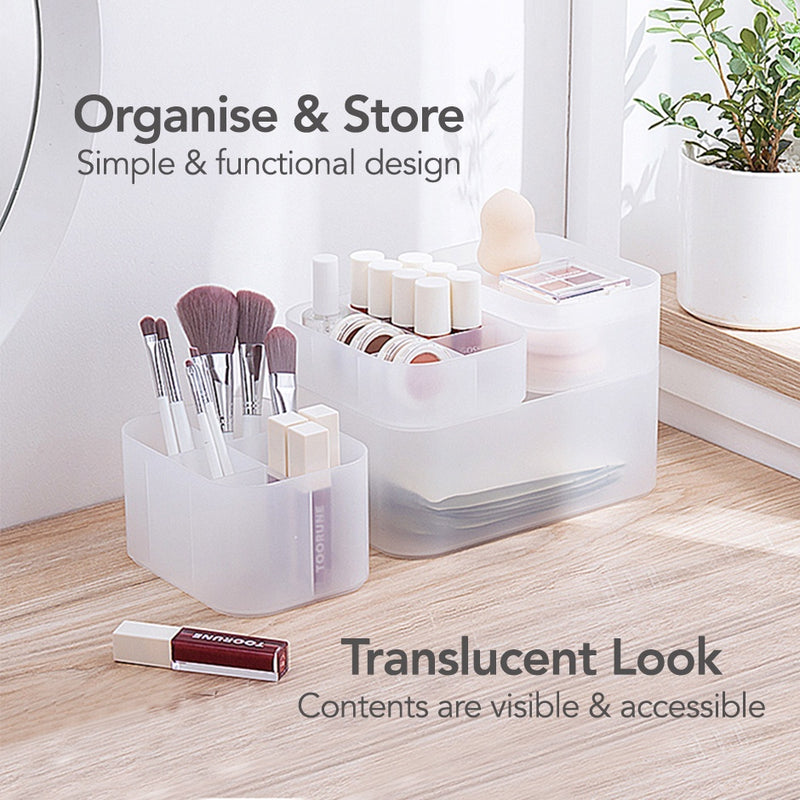 Tabletop Translucent Organisers Assorted