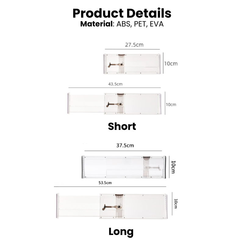 Adjustable & Extendable Drawer Dividers All-In-One