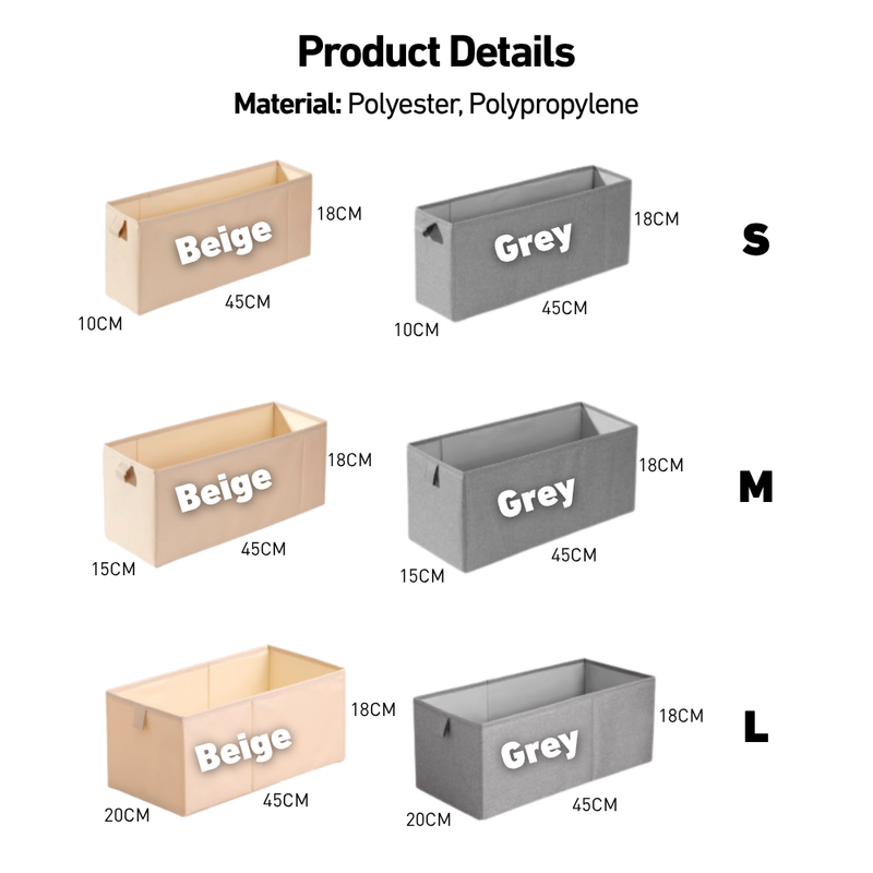 Modular Fabric Clothes Organisers