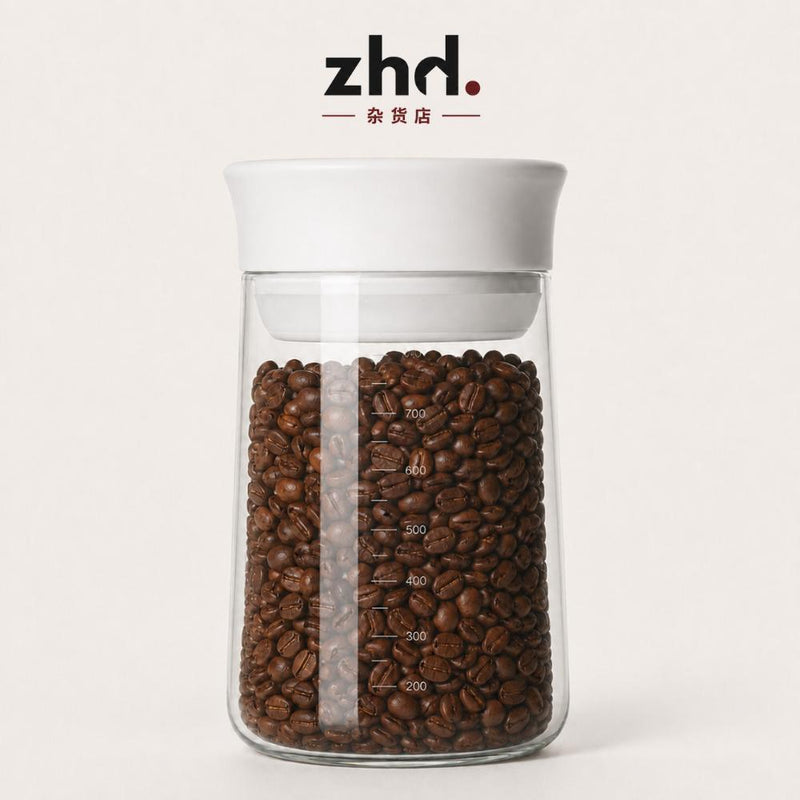Turn-to-Seal Micro Vacuum Glass Storage Jars (800ml)
