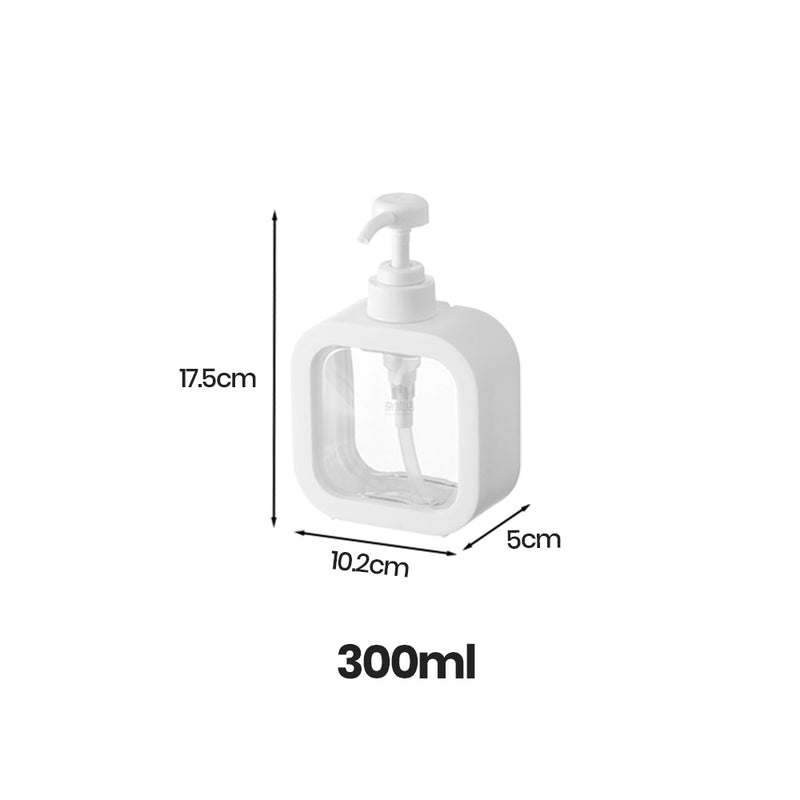 Sleek Minimalist Pump Bottle for Body Wash Shampoo Conditioner and more