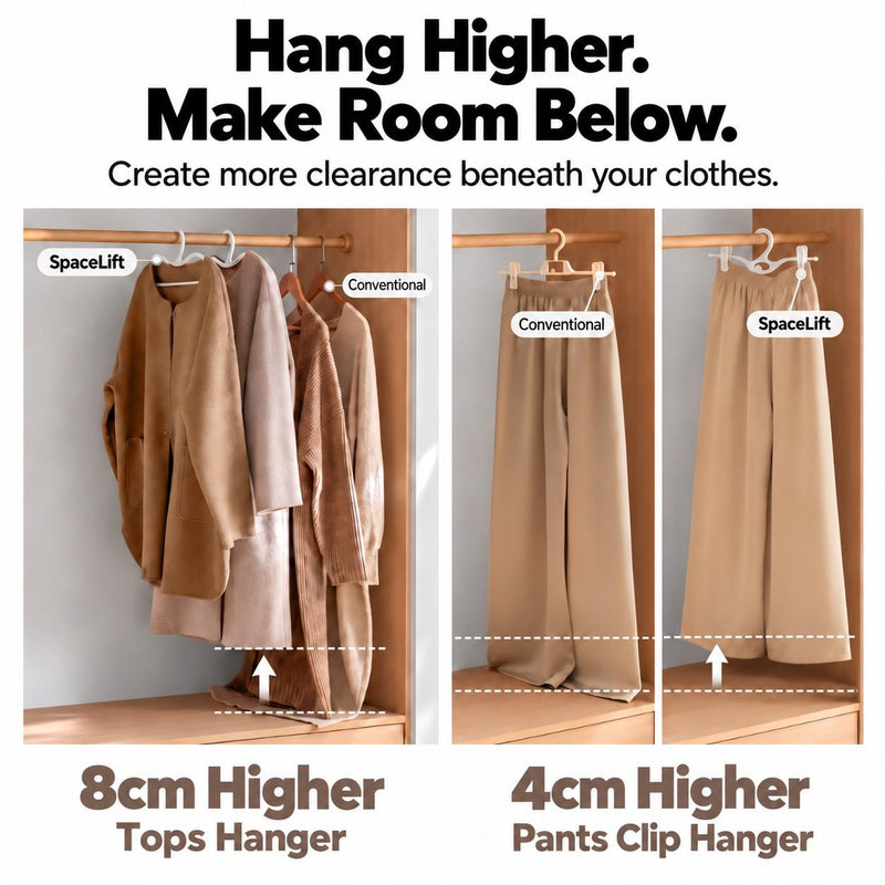 SpaceLift High-Hang Clothes Hanger