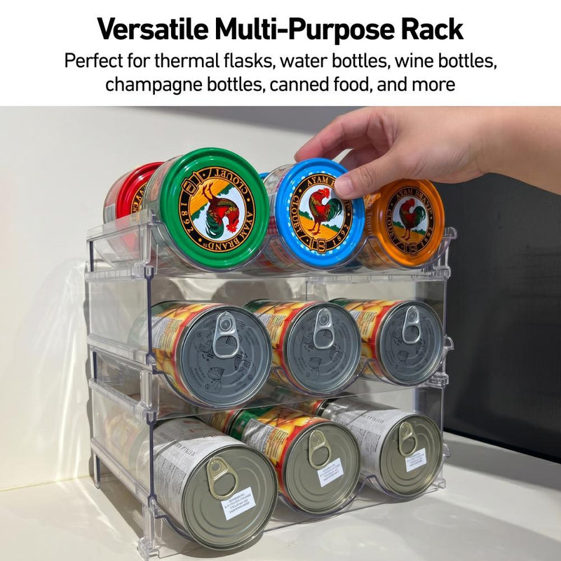 3-tier Thermal Flask Bottle & Wine Rack