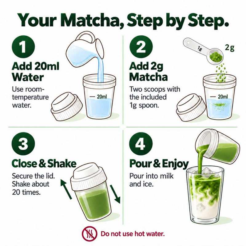 Made in Japan Mini Matcha Shaker & Akebono Tritan Double-Wall Cup 300ml