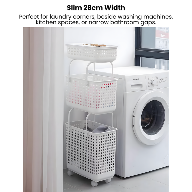 Like-it Japan Modular Storage Stackable Laundry Basket
