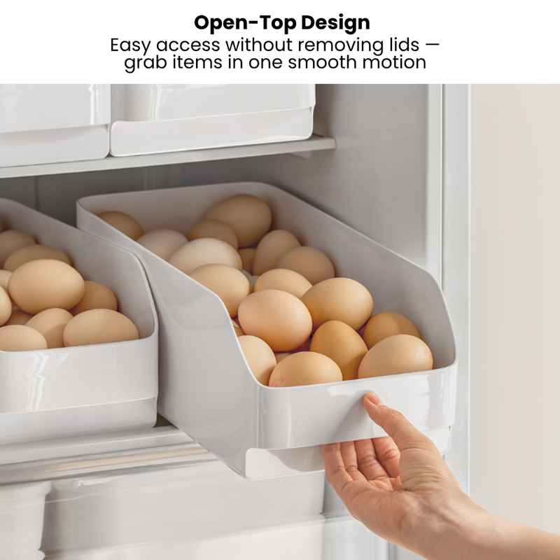 Fridge Storage & Organiser for Fruits, Vegetables, Canned Drinks & more