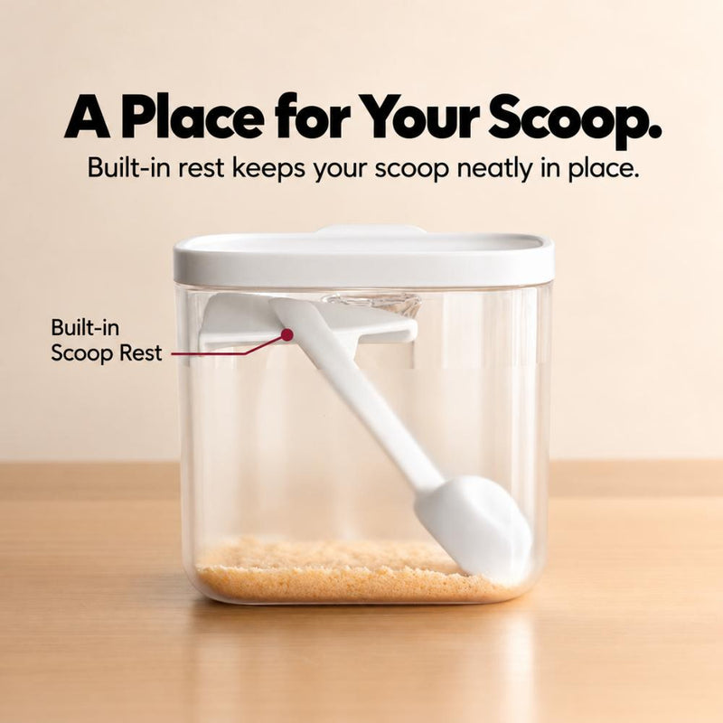 Flip Cover Seasoning Containers with Measuring Scoop