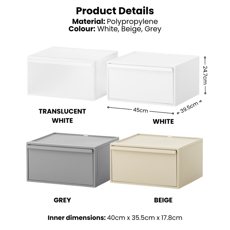 Like-it Japan Closet System Drawers - Wide