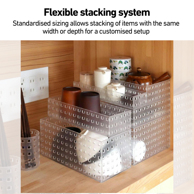 Like-it Japan Multipurpose Modular Stackable Bricks Organiser