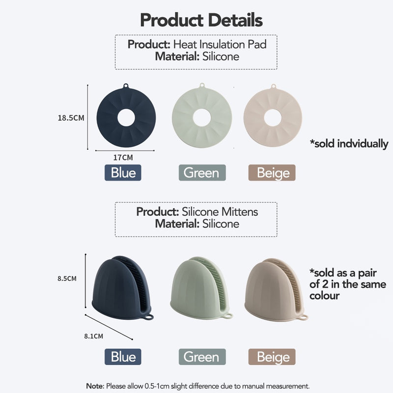 Essential Anti-scalding Kitchen Tools / Gripper / Clamp / Insulation Pad / Silicone Mittens