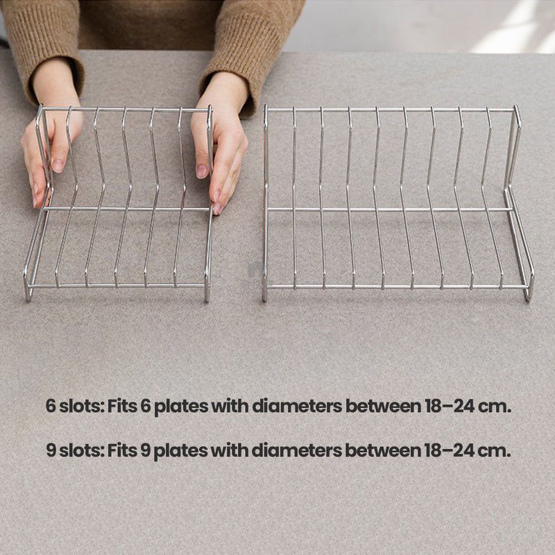 Shimoyama Stainless Steel Plate Stand (Up to 24cm Plates)