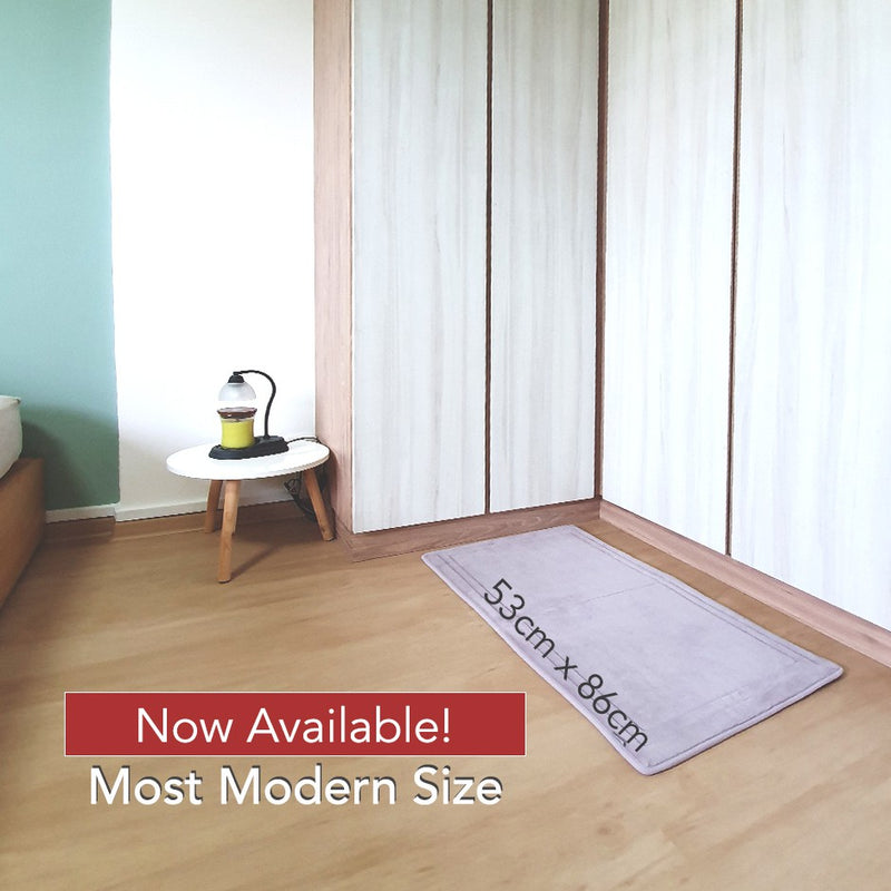Ultra Absorbent & Super Soft Memory Foam Bathroom Floor Mat with Anti-Slip Base
