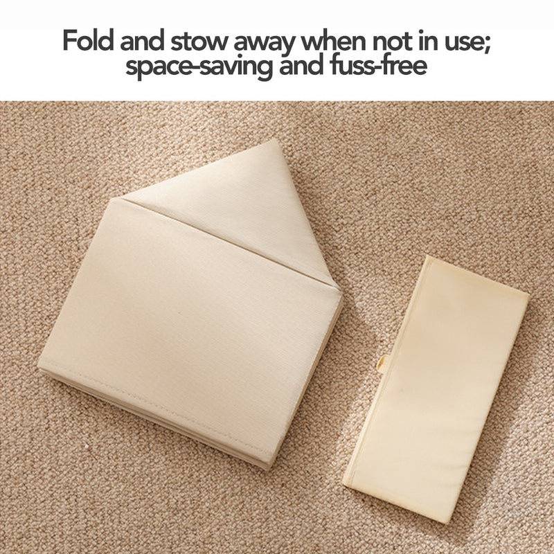 Fabric Clothes Storage Bin with Mesh Dividers