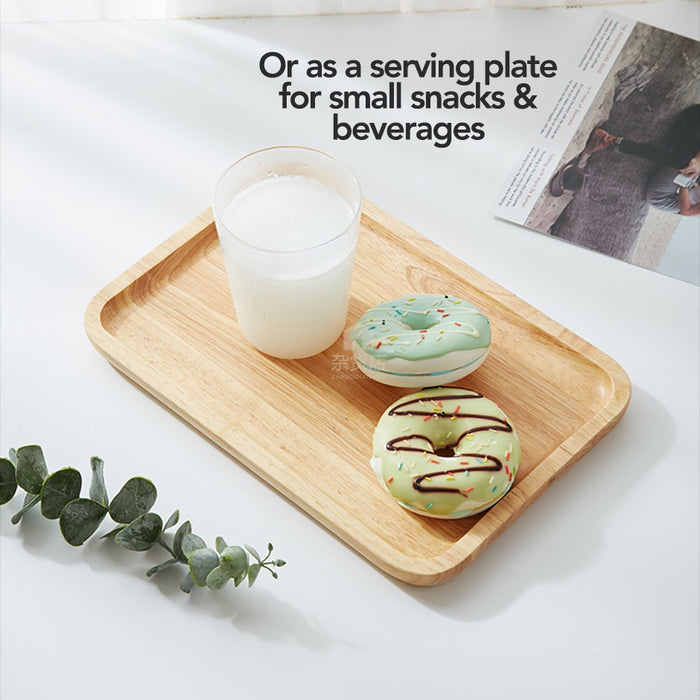 Natural Wooden Serving / Decorative Display Tray