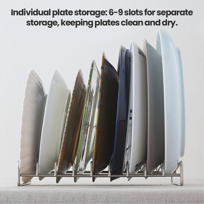 Shimoyama Stainless Steel Plate Stand (Up to 24cm Plates)