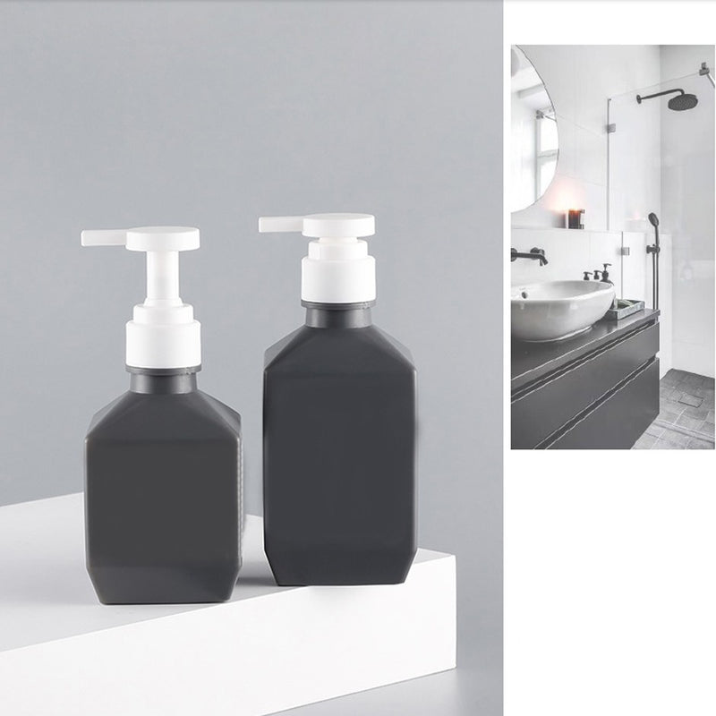 Monochrome Reusable Refill Bottles for Shampoo / Conditioner / Body Wash / Handwash