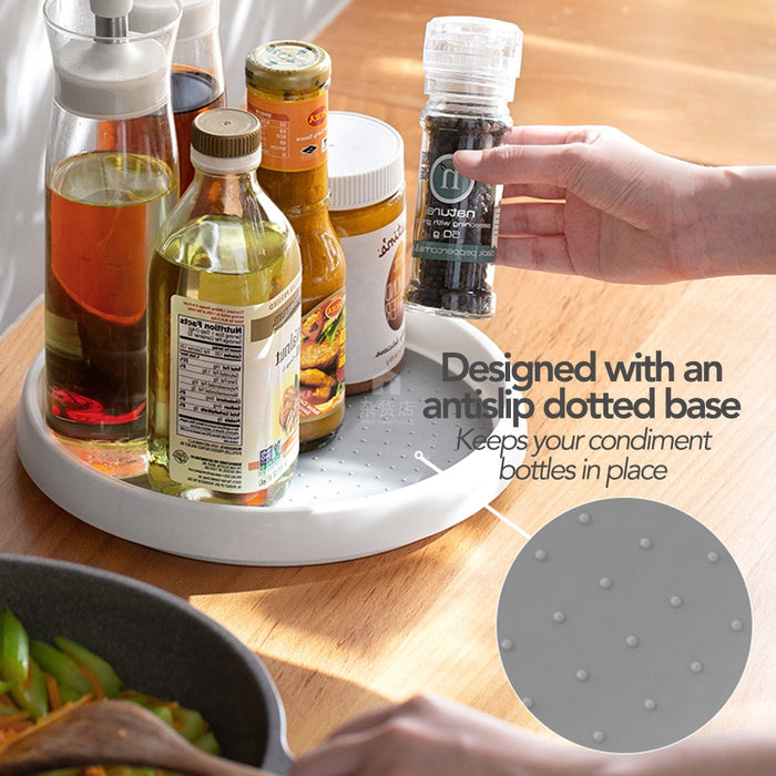 Lazy Susan - Rotating Tray for Seasoning & Condiments