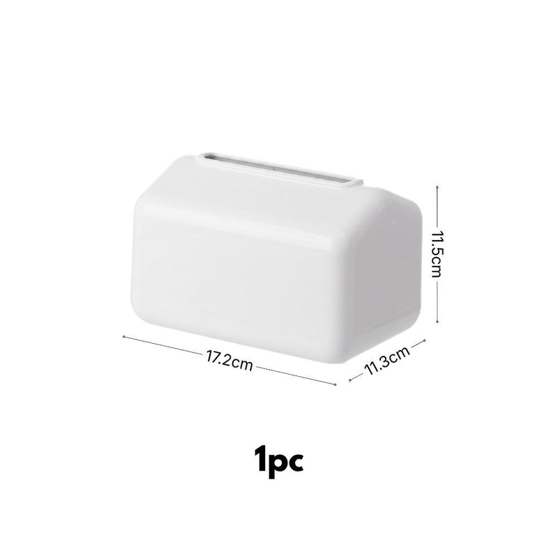 Minimalist Spring-Lift Tissue Box Holder