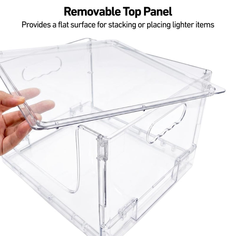 Gentle Spaces ClearStack Front Access Bin 2pc
