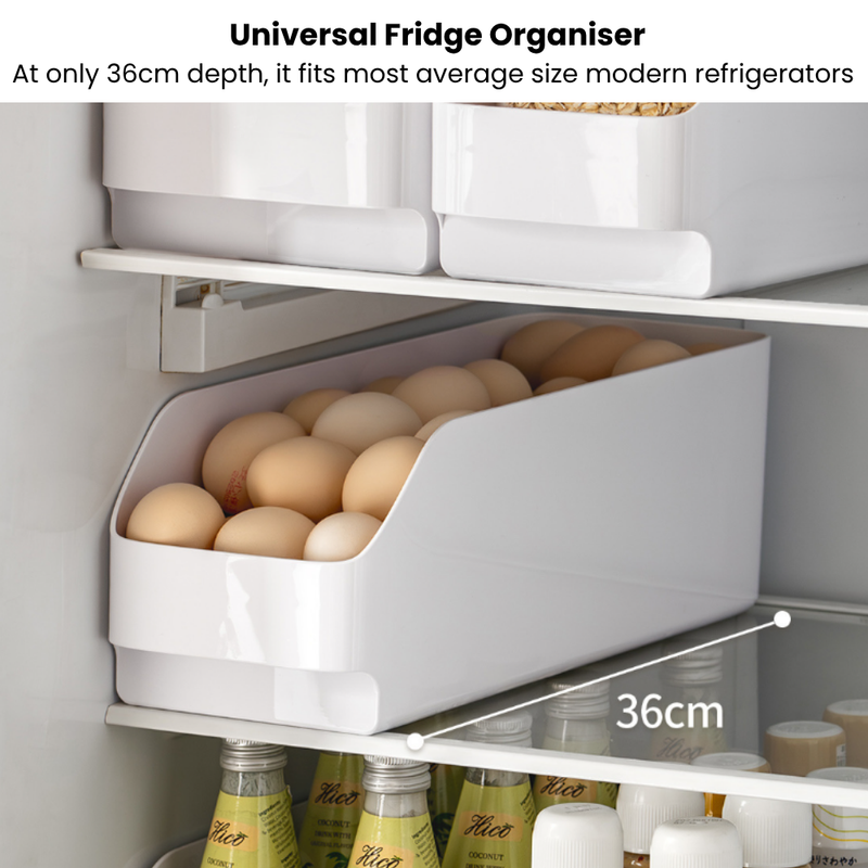 Fridge Storage & Organiser for Fruits, Vegetables, Canned Drinks & more
