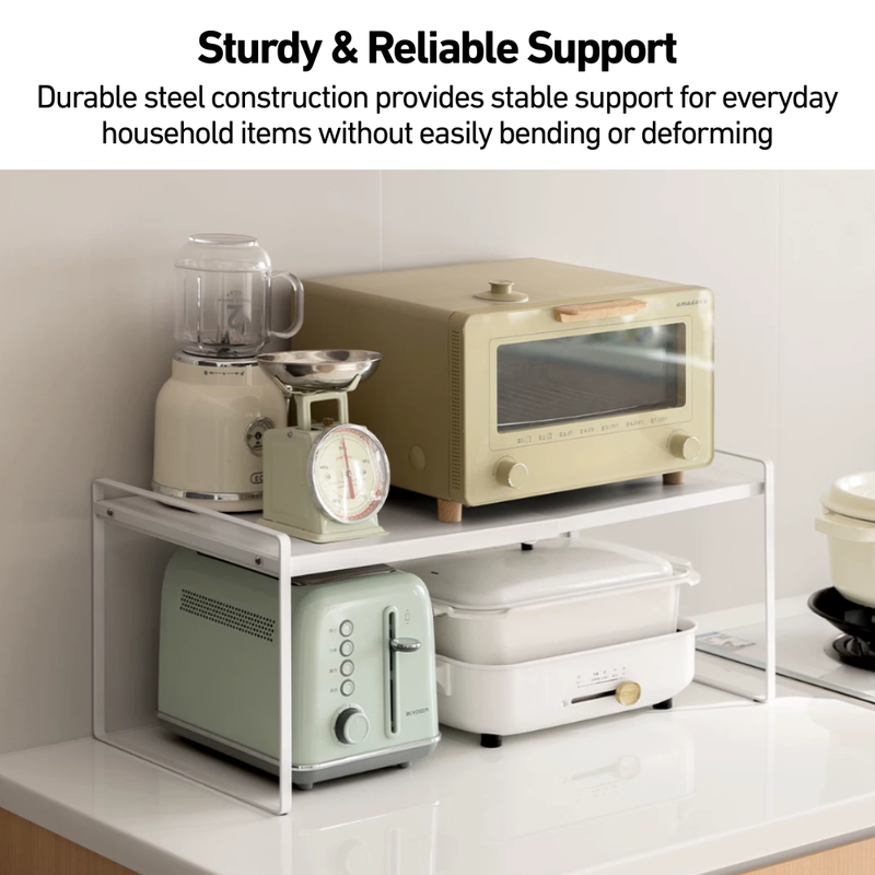 Extendable & Adjustable Shelf Risers for Maximising Vertical Spaces